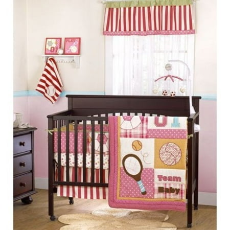 Cocalo Play Date Sports 4 Piece Baby Crib Bedding Set
