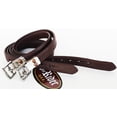 thumbnail image 2 of English Equestrian Horse Tack Adult Leather Stirrup Leather 804ST04BR-54, 2 of 4