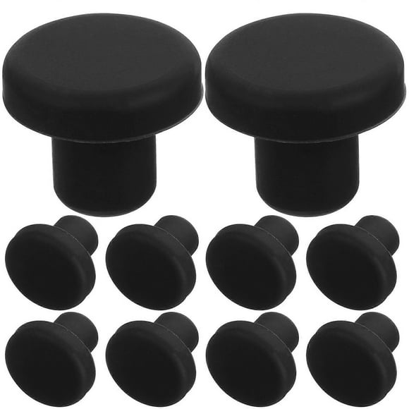 10 pcs T-Shape Rubber Plugs Round Hole Plugs Rubber Seal Plugs Sealing Stopper