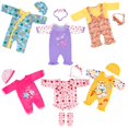 thumbnail image 2 of Ropa para muñecas WONDOLL, 6 juegos para muñecas de 35 a 40 cm (sin muñeca), 2 of 7