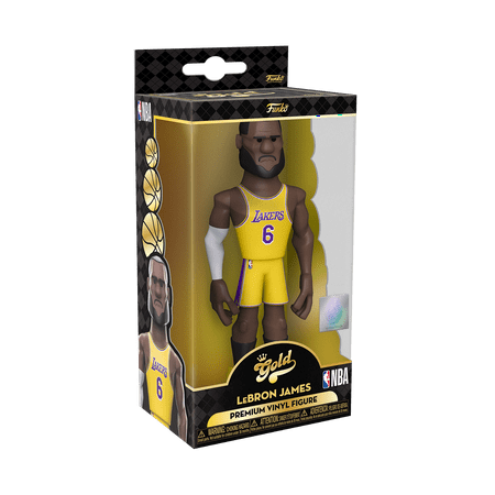Funko - Gold 5" NBA: Lakers- LeBron w/Chase