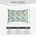 thumbnail image 4 of Pofeuu Snail And Flower Print Polyester Microfiber Plush Pillowcases, Super Soft and Cozy Pillow Case Covers with Envelop Closure（Pillow core not included）-14"x20", 4 of 6