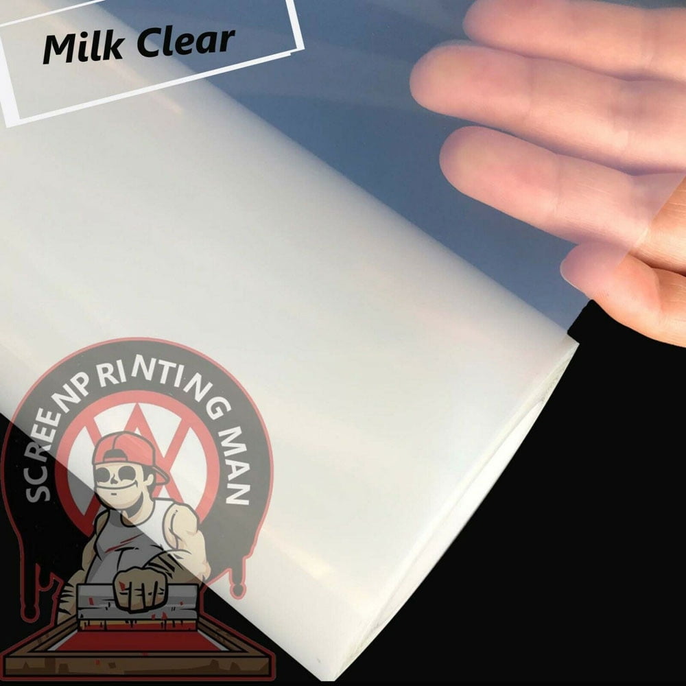 1 Roll，Waterproof Inkjet Transparency Film Silk Screen Printing 13" x 100ft 