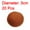 Dark Brown, variant on Wool Felt Balls Beads Woolen Fabric 3cm 30mm Brown for Home Crafts 20Pcs