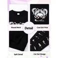 thumbnail image 4 of Usaibhir Girls Clothes Girl Print Long Sleeve Pullover Sweatshirt and Leggings 2PC Girls Outfits Fall 6-14T, 4 of 8