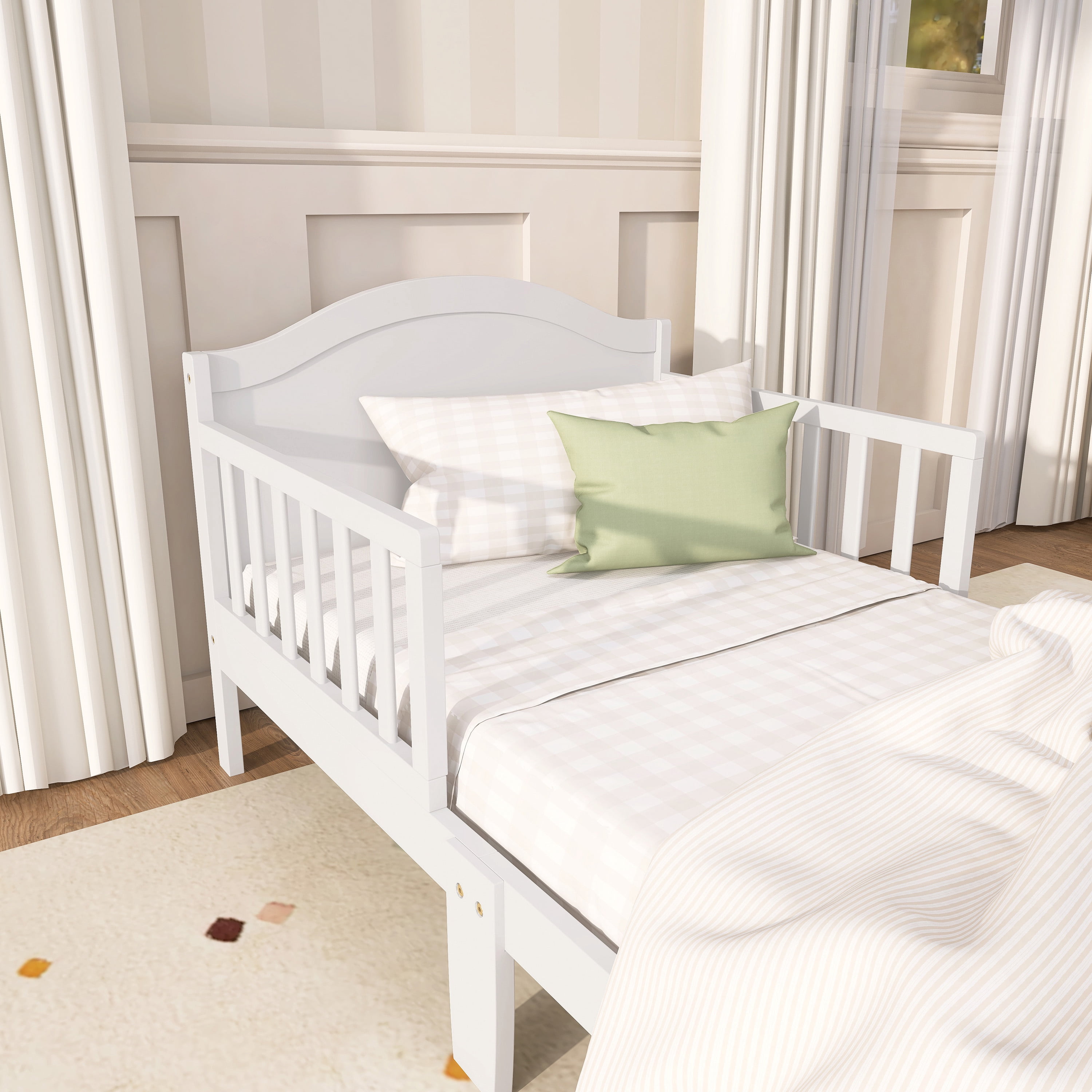 Dream on Me Sydney Toddler Bed, White