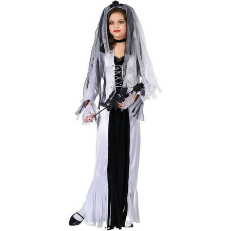 Fun World Skeleton Bride Costume Small 4-6 Multicolor
