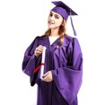 thumbnail image 3 of Graduation Cap Gown 2024 Charm for Adults College High School Graduates Unisex, 3 of 7