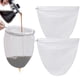 thumbnail image 1 of Ultra Fine Mesh Filter Bag, Commercial Reusable Food Filter Bag And Stainless Steel Frame With Handle, Used For Filtering Nut Milk, Coffee, Milk, Butt, 1 of 4