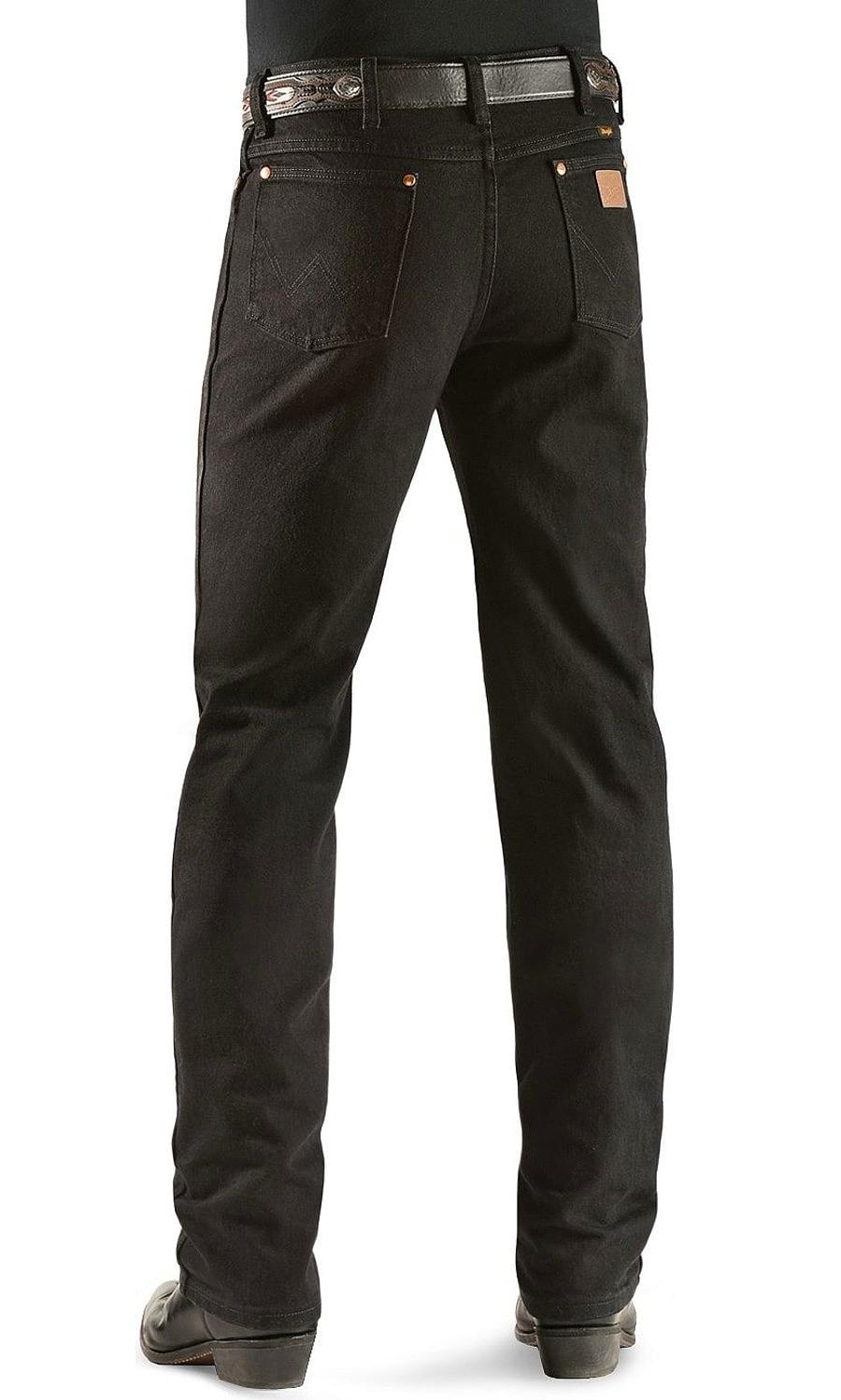 wrangler men's cut slim fit jean, shadow black, 28x32