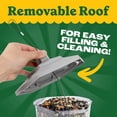 thumbnail image 6 of Pennington Earth Smart, Gray Plastic, Hopper Wild Bird Feeder, 2.5 lb. Capacity, 6 of 13