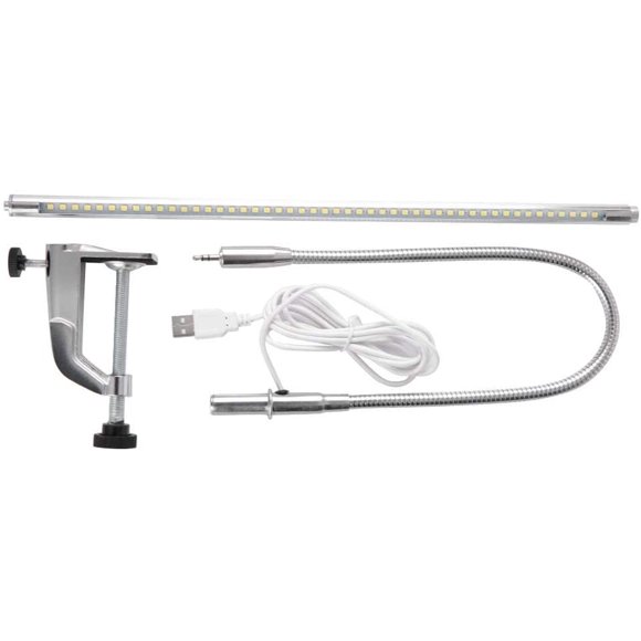 Lampe de Bureau à LED avec Pince, Direction réglable USB et Pince de luminosité Lampes de Table pour la Lecture, l'étude, la Lampe de Tatouage, la manucure de beauté