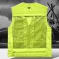 thumbnail image 3 of Betivan Men's Multi-Pocket Multi-Functional Volunteer Tank Top, Zipper V-Neck Loose Outdoor Emergency Vest, Breathable Lightweight Sleeveless Top for Outdoor, Work, Emergency, Travel, 3 of 5