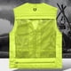thumbnail image 5 of Tank Tops Hombres Casual Loose Fit con Diseño de Bolsillo Múltiple, Cremallera Multifuncional con Cuello en V Al Aire Libre Top de Voluntario de Emergencia, 5 of 5