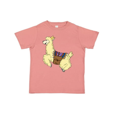 

Inktastic Cute Jumping Alpaca Gift Toddler Boy or Toddler Girl T-Shirt