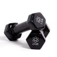 thumbnail image 2 of Mancuerna Hexagonal Atom 2 lb (0.9 kg) | Vinil Antideslizante negro, 2 of 2