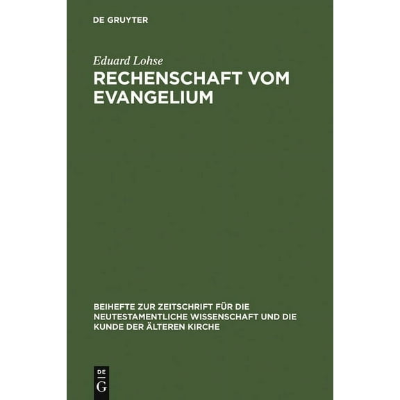 Beihefte Zur Zeitschrift Für die Neutest Rechenschaft vom Evangelium, Book 150, (Hardcover)