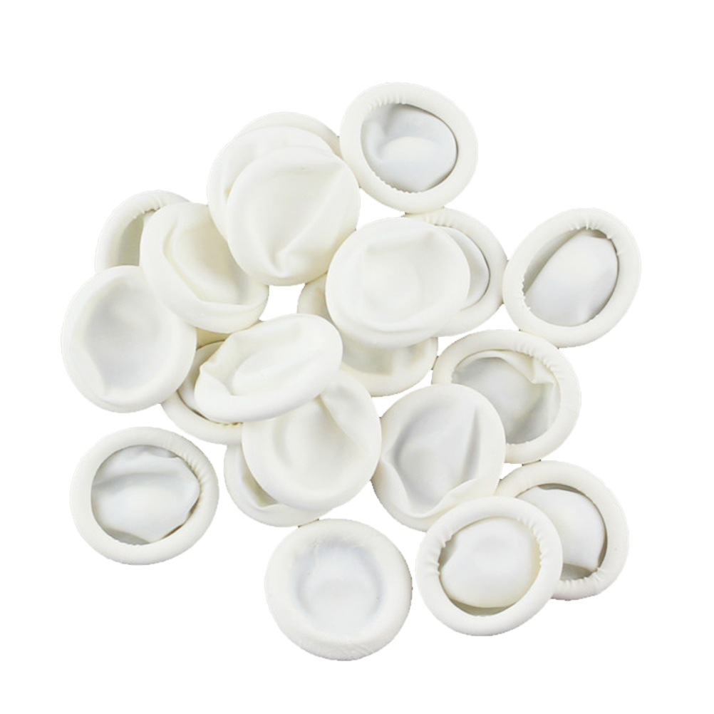 Hemoton Finger Latex Cots Cover Fingertip Covers Small Protector Gloves