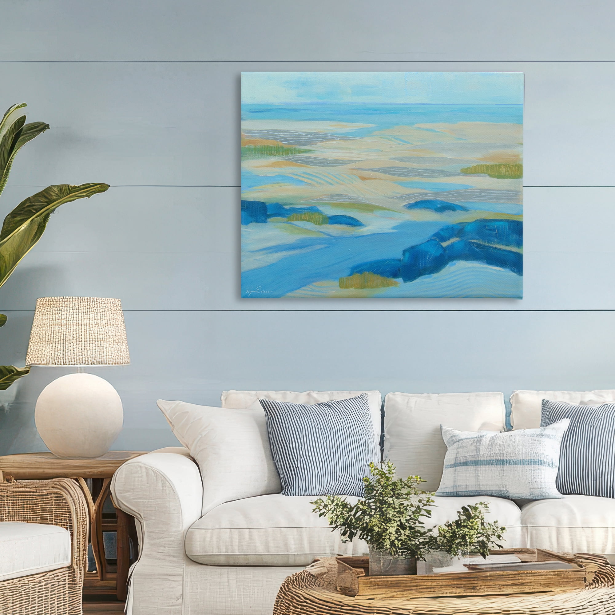 Stupell Industries Coastal Walk Among Dunes Canvas Wall Art, design by Lynn Ericson Fine Art