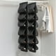 thumbnail image 5 of Organizador de Zapatos Colgante de 12 Bolsillos para Armario | Perchero Giratorio con Ganchos para Zapatos y Ropa de Hombre | Zapatero de Viaje Compacto (Negro/Gris/Beige), 5 of 7