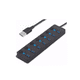 thumbnail image 1 of Hub Concentrador Multi Contacto Usb 7 Puertos Switch Negro, 1 of 4
