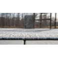 thumbnail image 4 of Rugs.com Outdoor Traditional Collection Rug – 6 Ft Runner Charcoal Gray Flatweave Rug Perfect For Hallways, Entryways, 4 of 5