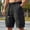 Black, variant on Bermuda Mens Cargo Shorts Hiking Outdoor Athletic Golf Summer House Shorts for Men Multiple Pockets Classic Drawstring Solid Stretch