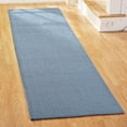 thumbnail image 2 of Collections Etc Extra-Wide and Extra-Long Skid-Resistant Floor Runner Rug for High-Traffic Flooring Areas, Including Entryways, Hallways, Foyers and Kitchens, Blue, 28"X90", 2 of 8