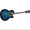 Ibanez AEL20ENT Acoustic-Electric Guitar Transparent Blue Sunburst
