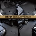 thumbnail image 3 of Alfombrilla 3D MaxPider Custom Fit Kagu, juego completo para Chrysler Pacifica 2017-2024//Voyager 2020-2022, 3 of 9