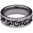 thumbnail image 4 of Angry Fierce Wolf Tungsten Carbide Ring, 4 of 6