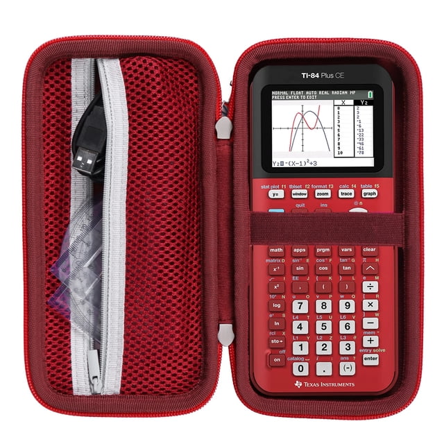 Estuche de almacenamiento Khanka para Texas Instruments TI-84 Plus CE