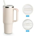 thumbnail image 5 of 40 oz Tumbler Flip Straw Cup Lids Replacement for Stanley Quencher, 2 Pack, 5 of 7