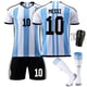 thumbnail image 1 of Messi # 10 Di Maria # 11 Jersey Home Argentina Equipos nacionales de fútbol Camisetas de fútbol Jersey Set-Messi-XL BmatwkZeng Bmatwk Jersey, 1 of 2