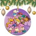 thumbnail image 3 of Rugrats Circular Ceramic Pendants Christmas Tree Decorations Hanging Ornaments Xmas Round Ornaments 1 Pcs, 3 of 7