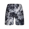 thumbnail image 5 of Bibifish Womens Athletic Shorts All Day Comfort Printed Mesh Pocket Elastic Drawstring Waist Relaxed Workout Shorts, 5 of 5