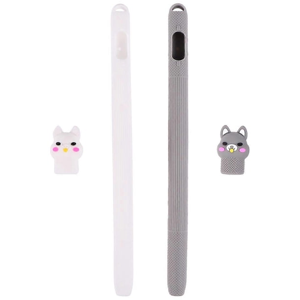2pcs Silicone Protective Case Stylus Pencil Cover Compatible for Apple Pencil 1