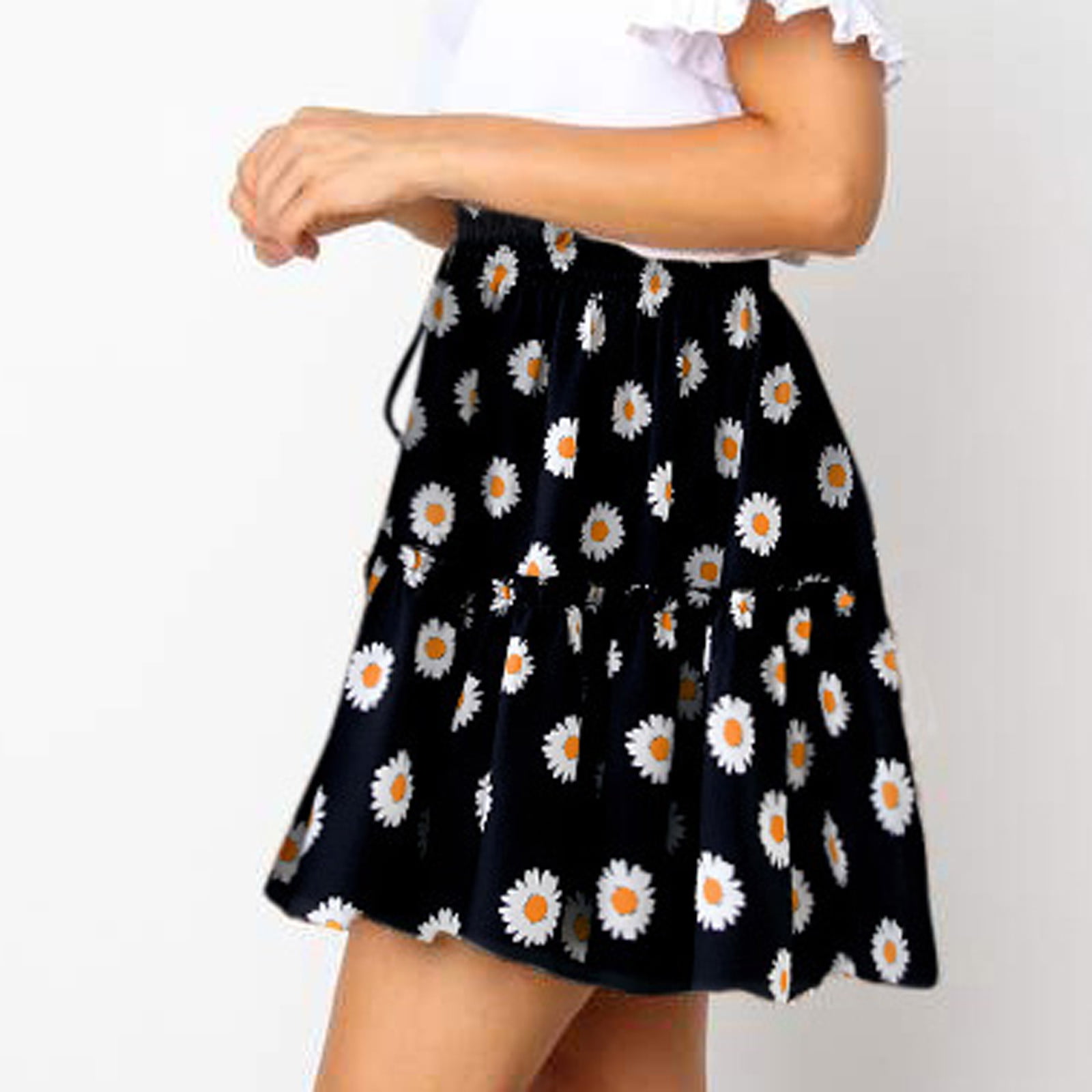 Gubotare Maxi Skirts For Women Women's Pencil Skirt - Elastic Waist - Stretch  Bodycon Midi Skirt - Many Colors,Black 3XL - Walmart.com