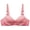 Red, variant on Bigersell Bandeau Sports Bra Women Solid Color Non-Underwire Underwear Bras Big & Tall Size Full Coverage Bra, Style 14371, Red 38B