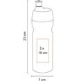 thumbnail image 3 of Cilindro de plástico/Capacidad de 700ml blanco 7 x 25, 3 of 4