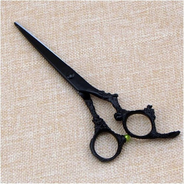 Tijeras de corte de cabello de acero inoxidable de 5,5 pulgadas para uso profesional en salones de belleza y peluquería.