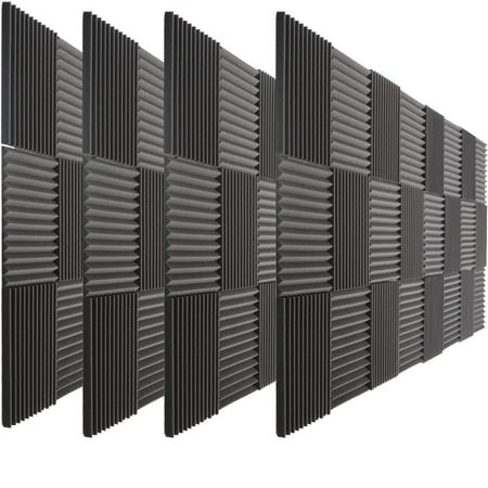 12 Pack Acoustic Panels Studio Foam Wedges 1" X 12" X 12"