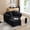 black, variant on Ataucjin 59" Oversized Chaise Lounge Chair,Comfy Corduroy Cloud Sleeper Couch with USB Port,Throw Pillows and Supportive Armrests,Recliner Bed for Living Room,Movie Room,Bedroom,ship in 2 boxes