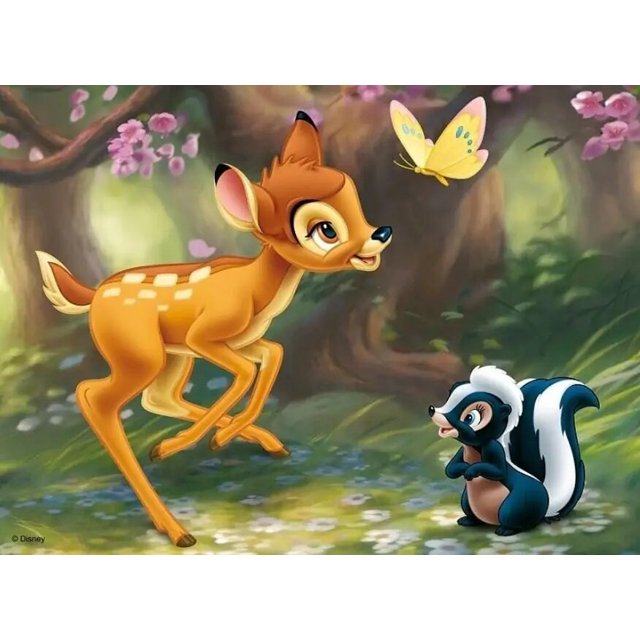 Disney-pintura de diamantes 5D, mosaico bordado de punto de cruz, imagen artística de dibujos animados, ciervo, Bambi, decoración del hogar