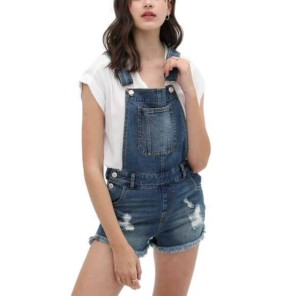 Bib Overall Shorts Womens