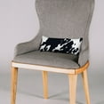 thumbnail image 4 of Everything Comfy Cow Print Decorative Pillow, 16x6 Inch, Black,, 4 of 4