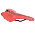thumbnail image 2 of Mountain Bike  Cushion, Comfortable Ergonomic Design Soft Mountain Bike Saddle Universal Microfiber Leather  For Road Bikes Red, 2 of 8