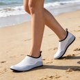 thumbnail image 2 of LTTVQM Water Shoes for Women Men Barefoot Quick-Dry Beach Swim Aqua Socks for Yoga Surf Pool Slip on Casual Lightweight Shoes Gray 40(US-8), 2 of 4