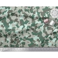 thumbnail image 2 of Soimoi Moss Georgette Fabric Two Tone With Grey Camouflage Print Sewing Fabric Yard 42 Inch Wide, 2 of 3