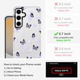 thumbnail image 2 of Funda de teléfono MOSNOVO para Samsung Galaxy S24 FE Lilac Butterfly, 2 of 6